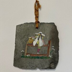 Hand-Painted Slate Wall Art